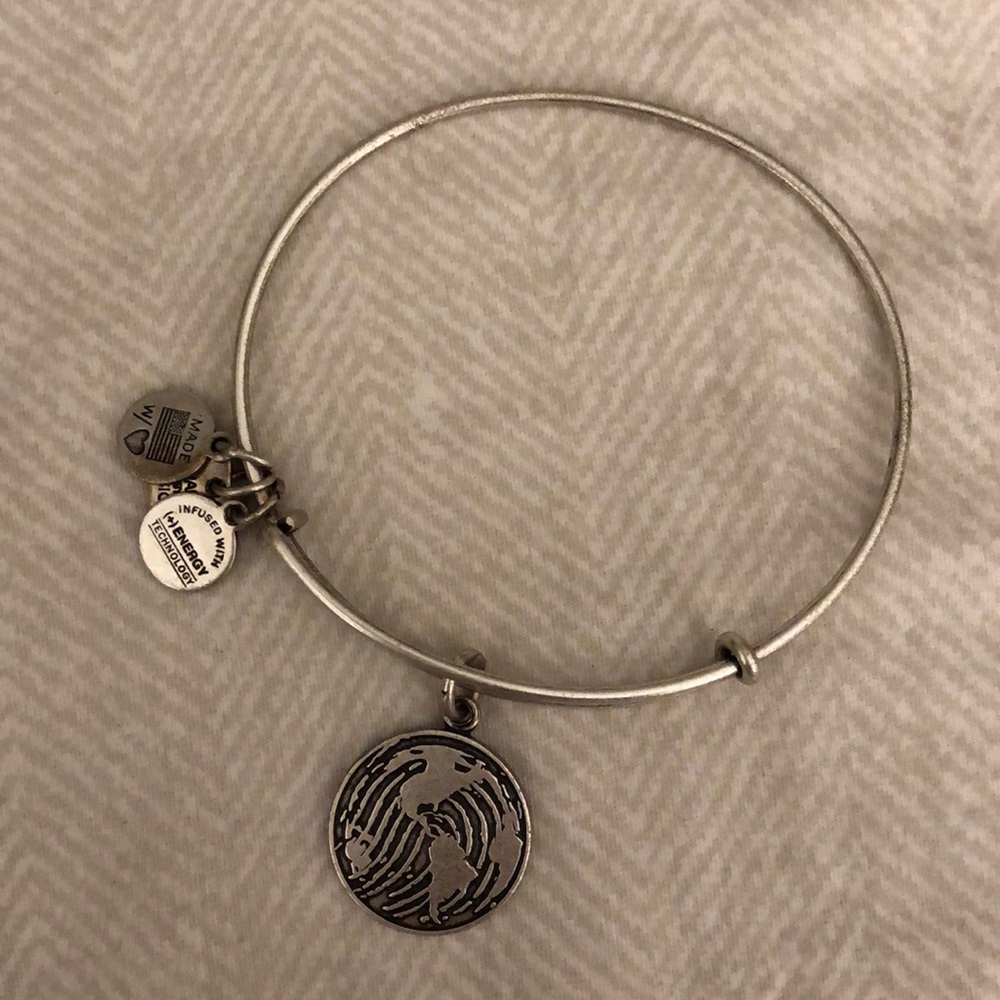 Alex & Ani - World Globe - Silver